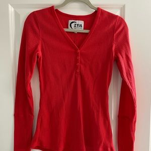 Zyia red long sleeve thermal